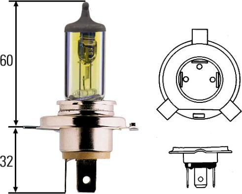 HELLA 8GJ 002 525-341 - Kvēlspuldze, Pamatlukturis autospares.lv