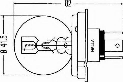 HELLA 8GJ 002 088-481 - Bulb, headlight www.autospares.lv