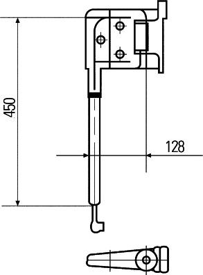 HELLA 8HG 503 009-022 - Kronšteins, Ārējais atpakaļskata spogulis www.autospares.lv