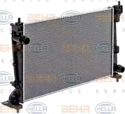 HELLA 8MK 376 900-281 - Radiators, Motora dzesēšanas sistēma www.autospares.lv