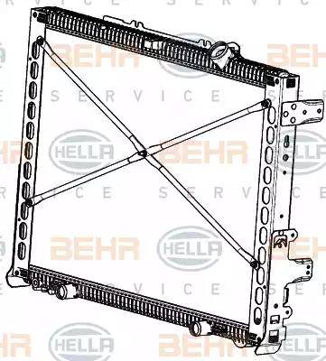 HELLA 8MK 376 908-021 - Radiators, Motora dzesēšanas sistēma www.autospares.lv