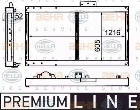 HELLA 8MK 376 792-101 - Radiators, Motora dzesēšanas sistēma www.autospares.lv