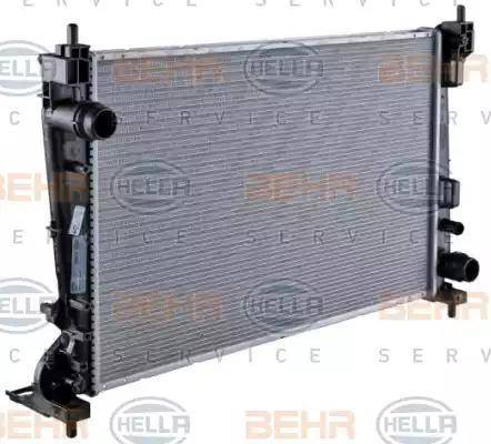 HELLA 8MK 376 754-464 - Radiators, Motora dzesēšanas sistēma autospares.lv