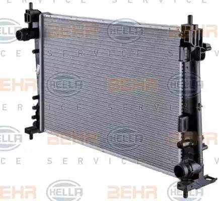 HELLA 8MK 376 754-461 - Radiators, Motora dzesēšanas sistēma autospares.lv