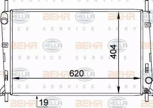 HELLA 8MK 376 754-791 - Radiators, Motora dzesēšanas sistēma www.autospares.lv