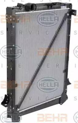 HELLA 8MK 376 751-754 - Radiators, Motora dzesēšanas sistēma www.autospares.lv