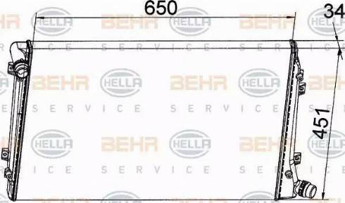 HELLA 8MK 376 765-124 - Radiators, Motora dzesēšanas sistēma www.autospares.lv