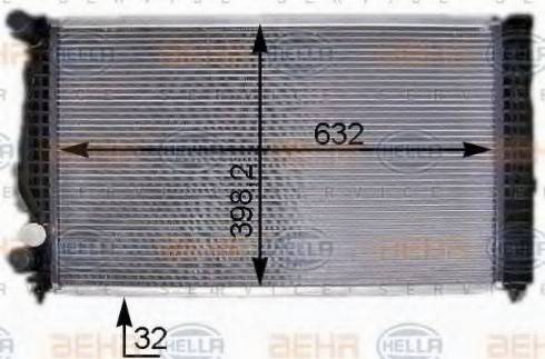 HELLA 8MK 376 704-924 - Radiators, Motora dzesēšanas sistēma www.autospares.lv