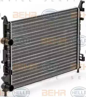 HELLA 8MK 376 700-251 - Radiators, Motora dzesēšanas sistēma www.autospares.lv