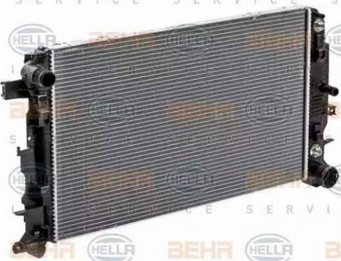 HELLA 8MK 376 701-011 - Radiators, Motora dzesēšanas sistēma www.autospares.lv