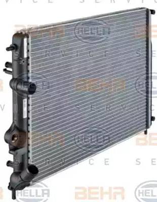 HELLA 8MK 376 719-661 - Radiators, Motora dzesēšanas sistēma www.autospares.lv