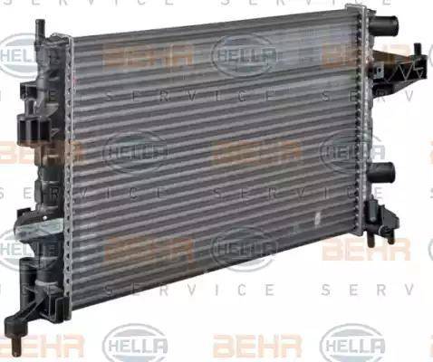 HELLA 8MK 376 714-341 - Radiators, Motora dzesēšanas sistēma www.autospares.lv