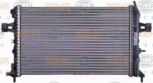 HELLA 8MK 376 710-321 - Radiators, Motora dzesēšanas sistēma www.autospares.lv