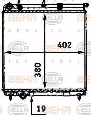 HELLA 8MK 376 718-631 - Radiators, Motora dzesēšanas sistēma www.autospares.lv