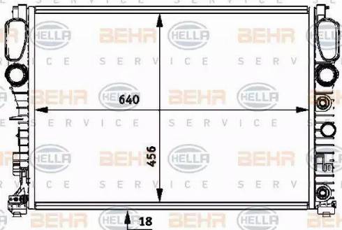 HELLA 8MK 376 718-014 - Radiators, Motora dzesēšanas sistēma www.autospares.lv