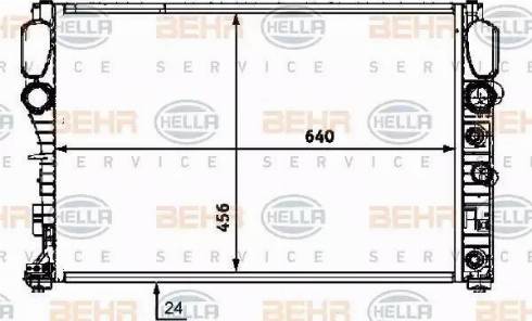 HELLA 8MK 376 718-024 - Radiators, Motora dzesēšanas sistēma www.autospares.lv