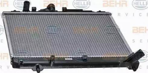 HELLA 8MK 376 718-361 - Радиатор, охлаждение двигателя www.autospares.lv