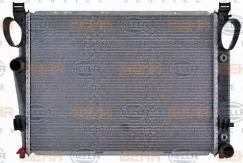 HELLA 8MK 376 718-741 - Radiators, Motora dzesēšanas sistēma www.autospares.lv