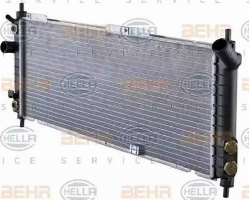 HELLA 8MK 376 713-591 - Radiators, Motora dzesēšanas sistēma www.autospares.lv