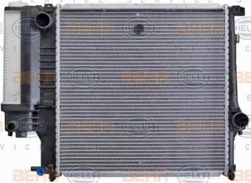 HELLA 8MK 376 713-121 - Radiators, Motora dzesēšanas sistēma www.autospares.lv