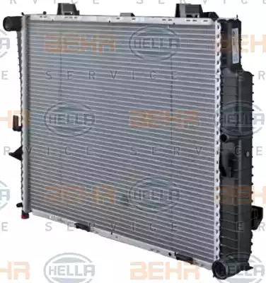 HELLA 8MK 376 712-641 - Radiator, engine cooling www.autospares.lv