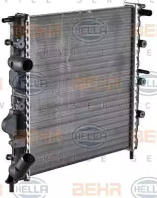 HELLA 8MK 376 712-631 - Radiators, Motora dzesēšanas sistēma www.autospares.lv