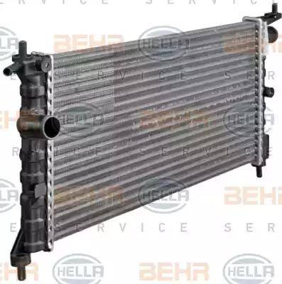 HELLA 8MK 376 712-001 - Radiators, Motora dzesēšanas sistēma www.autospares.lv