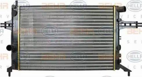 HELLA 8MK 376 720-421 - Radiators, Motora dzesēšanas sistēma www.autospares.lv