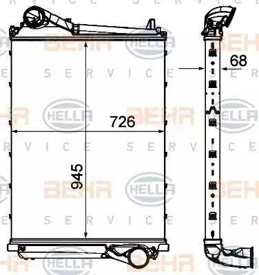 HELLA 8ML 376 906-381 - Starpdzesētājs www.autospares.lv