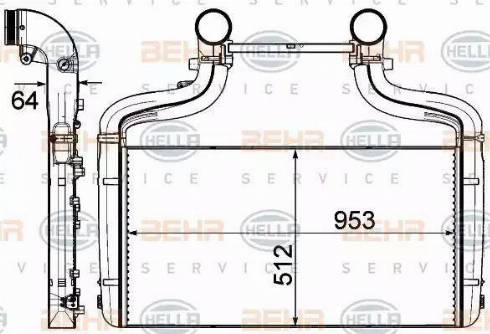 HELLA 8ML 376 907-341 - Starpdzesētājs www.autospares.lv