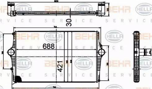 HELLA 8ML 376 988-514 - Starpdzesētājs www.autospares.lv