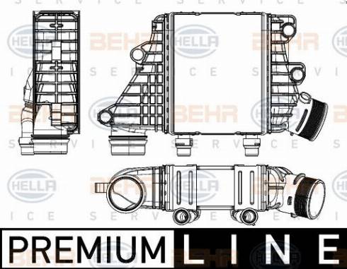 HELLA 8ML 376 795-141 - Starpdzesētājs www.autospares.lv