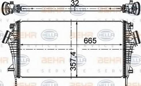 HELLA 8ML 376 746-484 - Starpdzesētājs www.autospares.lv