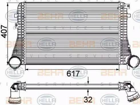 HELLA 8ML 376 746-111 - Starpdzesētājs www.autospares.lv