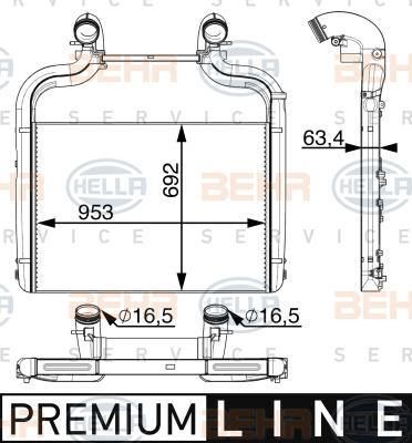 HELLA 8ML 376 706-951 - Starpdzesētājs www.autospares.lv