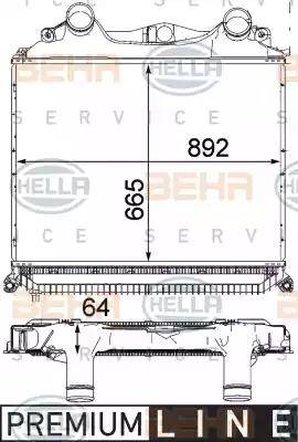 HELLA 8ML 376 724-361 - Starpdzesētājs www.autospares.lv