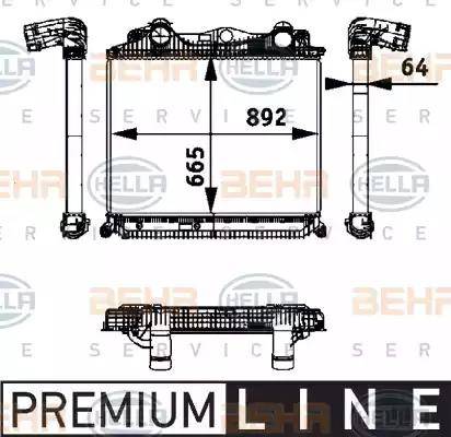 HELLA 8ML 376 724-321 - Starpdzesētājs www.autospares.lv