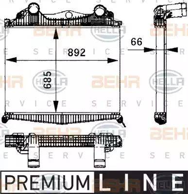 HELLA 8ML 376 724-211 - Starpdzesētājs www.autospares.lv