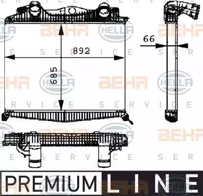 HELLA 8ML 376 724-221 - Starpdzesētājs www.autospares.lv