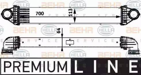 HELLA 8ML 376 723-551 - Starpdzesētājs www.autospares.lv