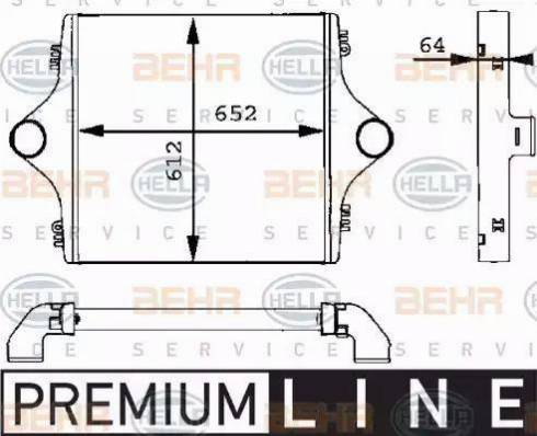 HELLA 8ML 376 723-741 - Starpdzesētājs www.autospares.lv