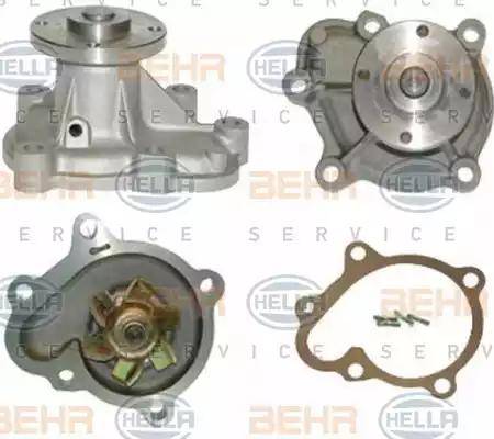 HELLA 8MP 376 804-431 - Водяной насос www.autospares.lv