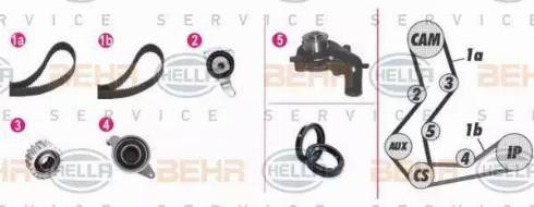 HELLA 8MP 376 806-871 - Water Pump & Timing Belt Set www.autospares.lv