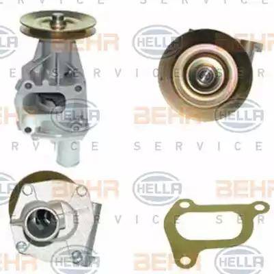 HELLA 8MP 376 806-301 - Ūdenssūknis www.autospares.lv