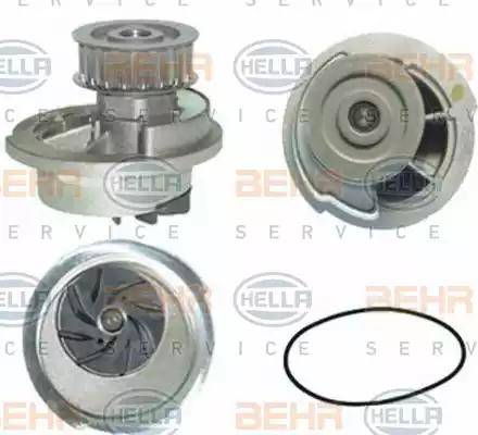 HELLA 8MP 376 800-411 - Ūdenssūknis www.autospares.lv