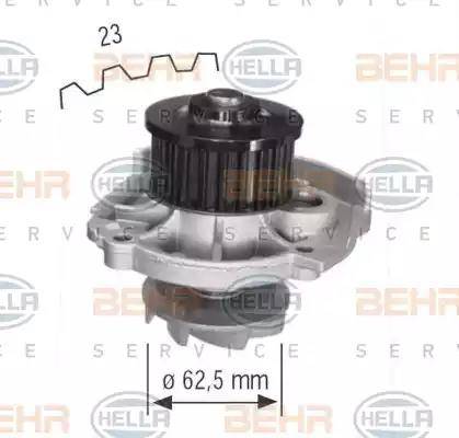 HELLA 8MP 376 800-424 - Water Pump www.autospares.lv