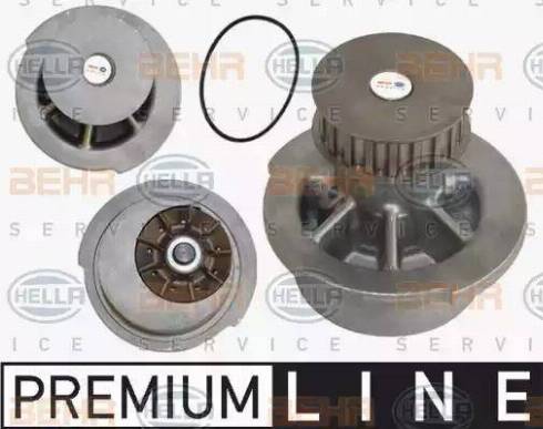 HELLA 8MP 376 800-001 - Ūdenssūknis www.autospares.lv