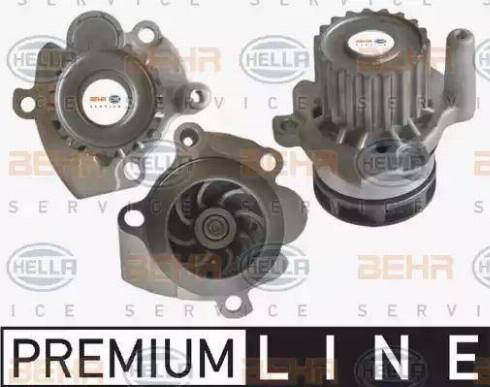 HELLA 8MP 376 800-211 - Water Pump www.autospares.lv