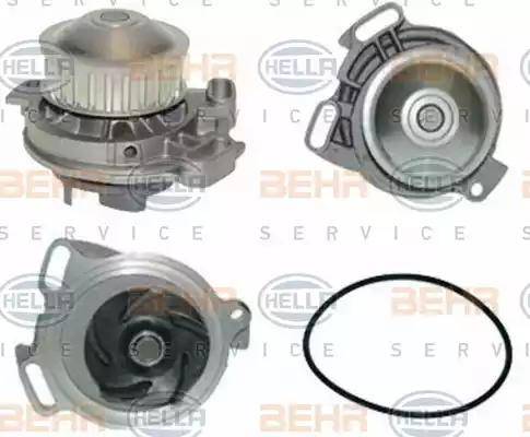 HELLA 8MP 376 801-601 - Водяной насос www.autospares.lv