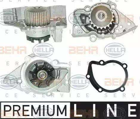 HELLA 8MP 376 801-081 - Водяной насос www.autospares.lv